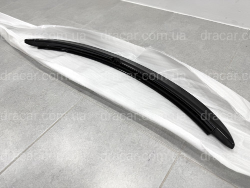 Спойлер козирок на кришку багажника Toyota Yaris 2005-2010 ABS пластик, колір чорний глянець артикул 6210