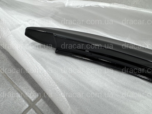 Спойлер козирок на кришку багажника Toyota Yaris 2005-2010 ABS пластик, колір чорний глянець артикул 6210
