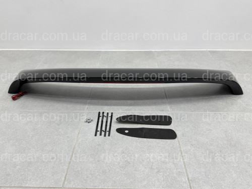Спойлер на багажник Mitsubishi Lancer 9 2004-2009 зі стопом  ABS пластик, колір чорний глянець артикул 310