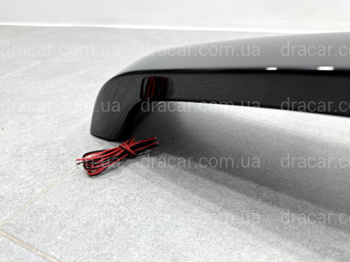 Спойлер на багажник Mitsubishi Lancer 9 2004-2009 зі стопом  ABS пластик, колір чорний глянець артикул 310