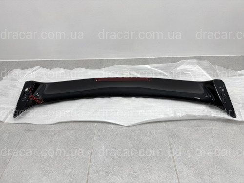 Спойлер на багажник Mitsubishi Lancer 9 2004-2009 зі стопом  ABS пластик, колір чорний глянець артикул 310
