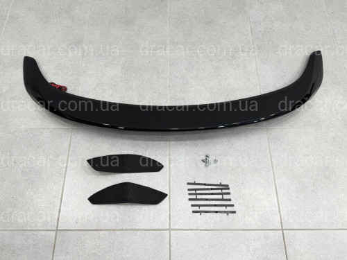 Спойлер зі стоп сигналом Hyundai Elantra 2010-2015 ABS пластик, колір чорний глянець артикул 1660