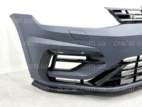 Передній бампер R Style Volkswagen Golf 7.5 2017-2021 артикул 9245