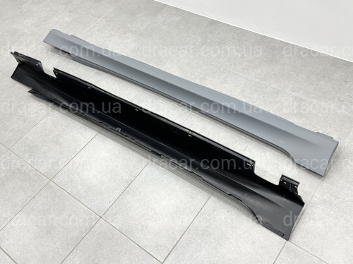 Накладки на пороги М пакет M5 BMW 5 Series E60 E61 2003-2010 артикул 9215