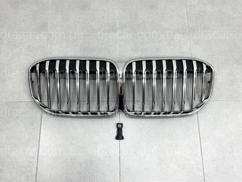 Решітка радіатора ніздрі BMW 7 Series G11 / G12 2020-2023 хром артикул 3125