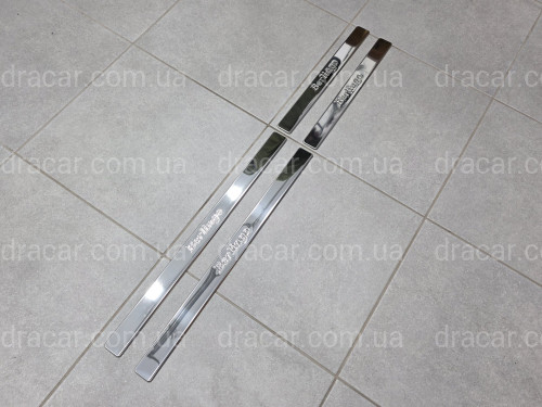 Накладки на пороги Citroen Berlingo 2008-2018 4 шт. артикул 5136