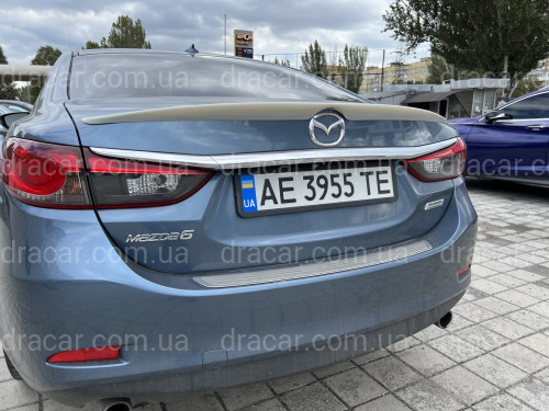 Спойлер ліп на багажник Mazda 6 2013 - ABS пластик під фарбування артикул 5516