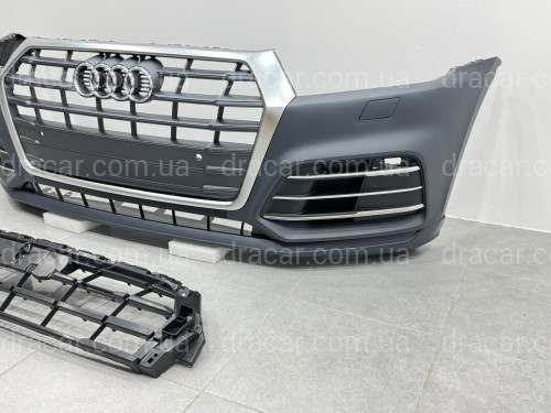 Бампер передній у зборі S-Line для Audi Q5 2017-2020 артикул 9370