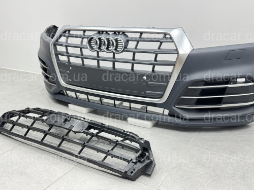 Бампер передній у зборі S-Line для Audi Q5 2017-2020 артикул 9370