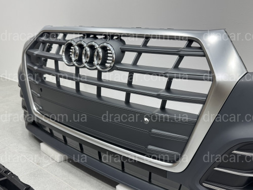 Бампер передній у зборі S-Line для Audi Q5 2017-2020 артикул 9370