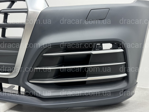 Бампер передній у зборі S-Line для Audi Q5 2017-2020 артикул 9370