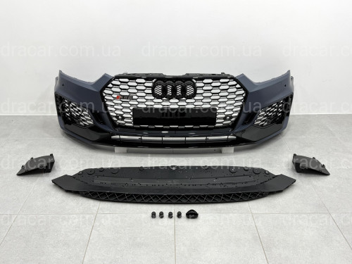 Бампер передній у стилі RS5 для Audi A5 2016-2019 артикул 9432