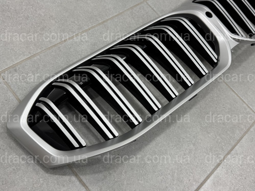 Решітка радіатора ніздрі BMW 3 G20 G21 M Performance 2022+, колір сірий артикул 6417
