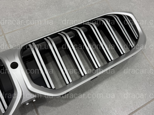 Решітка радіатора ніздрі BMW 3 G20 G21 M Performance 2022+, колір сірий артикул 6417