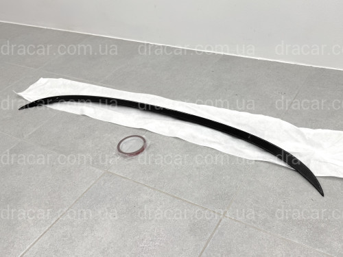 Спойлер ліп багажника BMW 3 Series E90 2005-2011 ABS пластик, колір чорний глянець артикул 9449