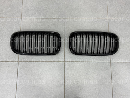Решітка радіатора ніздрі стиль X5M X6M BMW X5 F15 / F16 2013-2018 2шт. артикул 8484