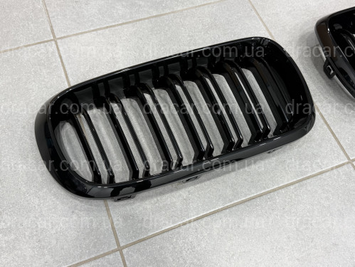Решітка радіатора ніздрі стиль X5M X6M BMW X5 F15 / F16 2013-2018 2шт. артикул 8484