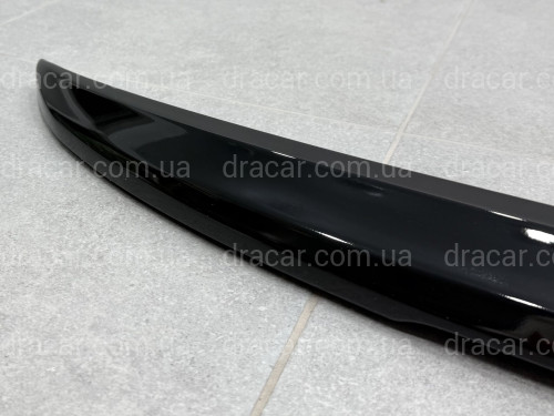 Спойлер багажника для Honda Civic 2021–, ABS пластик, колір чорний глянець артикул 6199