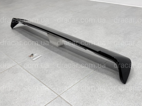 Спойлер козирок на кришку багажника Hyundai Tucson 2004-2014 ABS пластик, колір чорний глянець артикул 9456