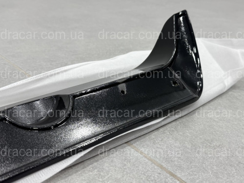 Спойлер козирок на кришку багажника Hyundai Tucson 2004-2014 ABS пластик, колір чорний глянець артикул 9456