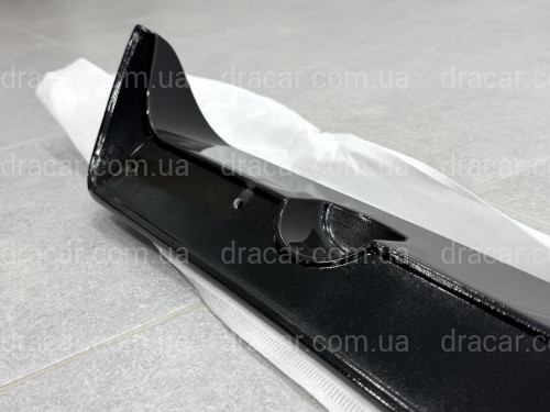 Спойлер козирок на кришку багажника Hyundai Tucson 2004-2014 ABS пластик, колір чорний глянець артикул 9456