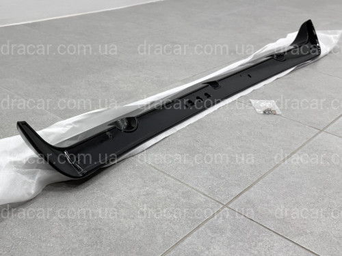 Спойлер козирок на кришку багажника Hyundai Tucson 2004-2014 ABS пластик, колір чорний глянець артикул 9456