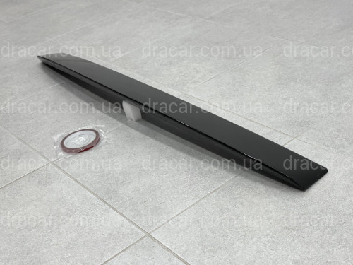 Козирок на скло Hyundai Sonata YF 2010-2015 ABS пластик, колір чорний глянець артикул 9455