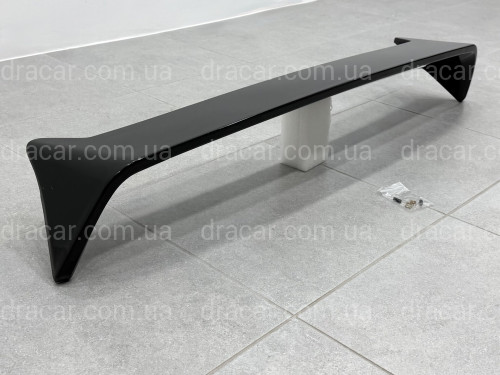 Спойлер козирок на кришку багажника TTE Sport Toyota Land Cruiser Prado 120 2003-2009 ABS пластик, цвет черный глянец артикул 9461