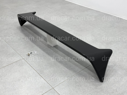 Спойлер козирок на кришку багажника TTE Sport Toyota Land Cruiser Prado 120 2003-2009 ABS пластик, цвет черный глянец артикул 9461
