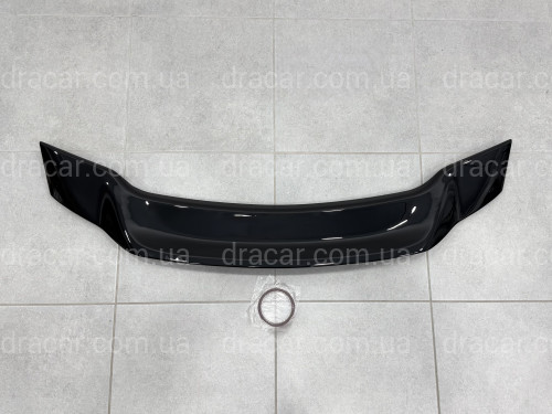 Спойлер ліп багажника Lancer X 2007-2015 ABS пластик, колір чорний глянець артикул 9464