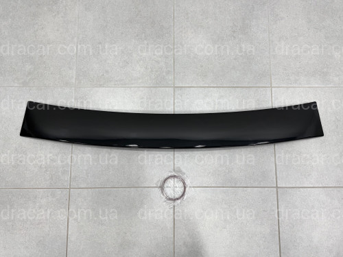 Козирок на скло Mercedes-Benz E class W212 2009-2016 ABS пластик, колір чорний глянець артикул 9451
