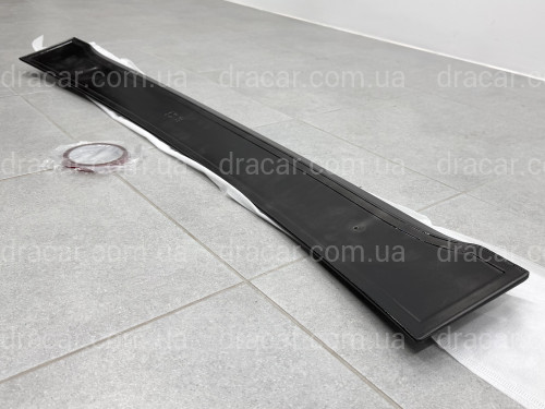 Козирок на скло Mercedes-Benz E class W212 2009-2016 ABS пластик, колір чорний глянець артикул 9451