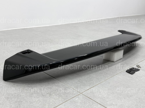 Спойлер козирок Subaru Forester 2008-2012 ABS пластик, колір чорний глянець артикул 9469