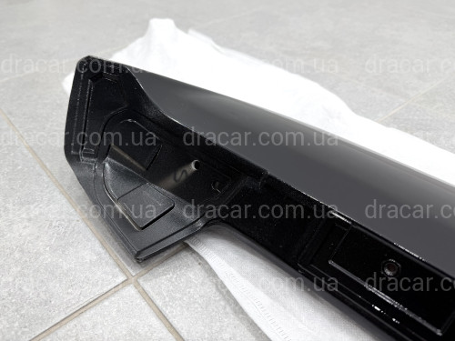 Спойлер козирок Subaru Forester 2008-2012 ABS пластик, колір чорний глянець артикул 9469