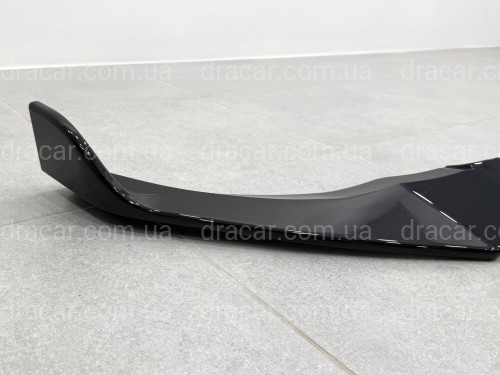 Юбка накладка переднього бампера M Performance BMW X3 G01 / X4 G02 2018-2021, ABS пластик колір чорний глянец артикул 9570