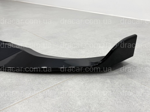 Юбка накладка переднього бампера M Performance BMW X3 G01 / X4 G02 2018-2021, ABS пластик колір чорний глянец артикул 9570