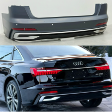 Бампер задній у зборі S-Line CHROME 2022+ для Audi A6 C8 2018+