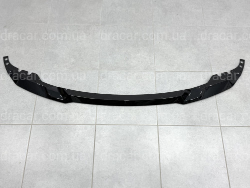 Спідниця переднього бампера M3 CS для BMW 3 series F30 F31 2012-2018 ABS пластик, чорний глянець артикул 9483
