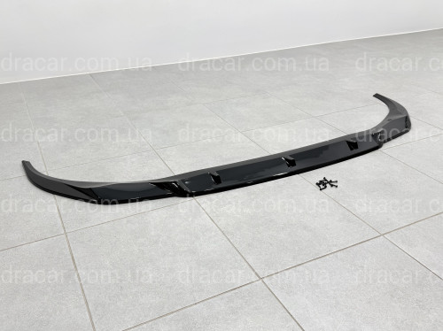 Юбка переднього бампера M-Performance для BMW 7 series G11 G12 2019-2022 ABS пластик, чорний глянець артикул 9602