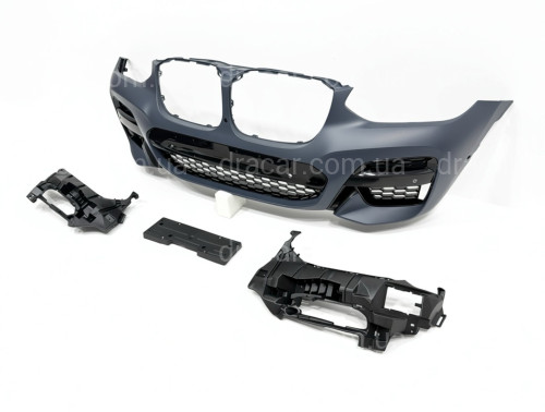 Передній бампер M paket BMW X3 G01 / X4 G02 2018-2021 артикул 9256