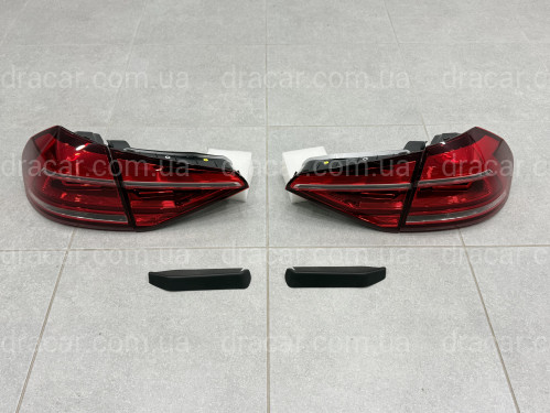 Задні LED ліхтарі Volkswagen Passat B8 USA 2015-2019 (ЖОВТИЙ ПОВОРОТНИК) артикул 9764