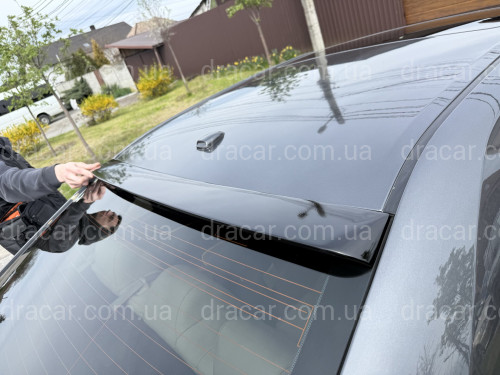Козирок заднього скла Toyota Camry 50 / 55 EU / USA 2011-2017 ABS пластик, колір чорний глянець артикул 9460