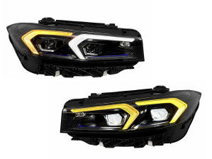 Фари LCI 2022+ рестайлінг Shadow Line для BMW G20 / G21 2019-2022 2шт. з заміною бампера на 22+
