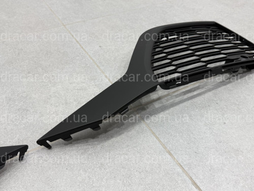 Решітки бампера S-Line BLACK для Audi Q7 2020-2024 2шт, ліва 4M0 890 681 B / права 4M0 890 682 B артикул 6511