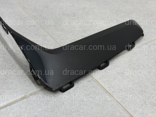 Накладка бампера ліва 4M0807299B S-Line BLACK для Audi Q7 2020-2024 артикул 5913