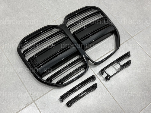 Решітка радіатора у стилі M4 для BMW 4 series G22 / G23 2020-2024 артикул 9640