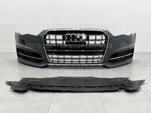 Бампер передній у зборі S-Line Audi A6 C7 2015-2017 артикул 9477