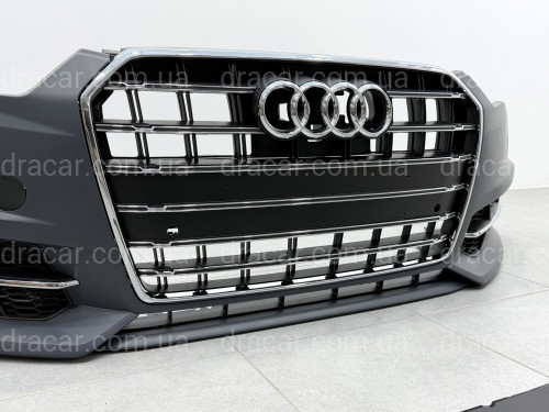Бампер передній у зборі S-Line Audi A6 C7 2015-2017 артикул 9477