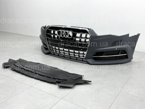 Бампер передній у зборі S-Line Audi A6 C7 2015-2017 артикул 9477