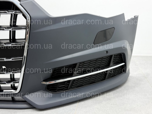 Бампер передній у зборі S-Line Audi A6 C7 2015-2017 артикул 9477
